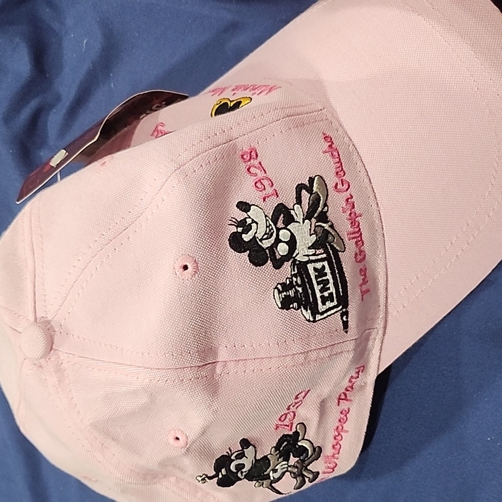 Disney Pink Minnie Mouse Cap NWT